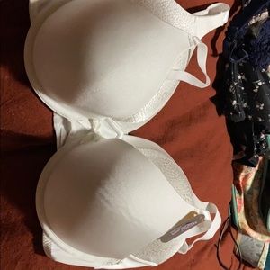 Two white bras